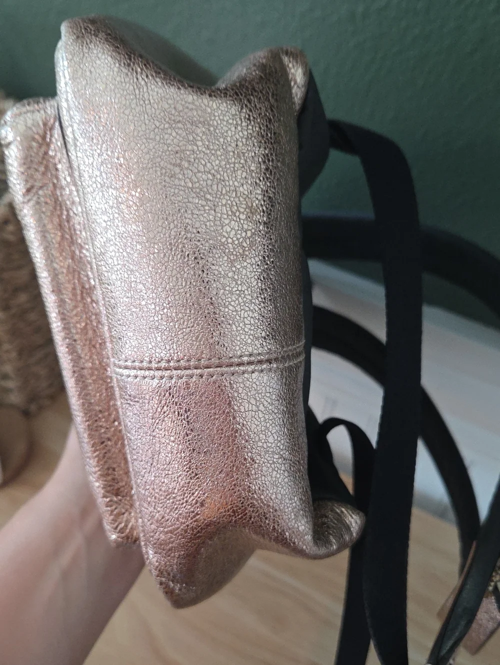 Coach Rose Gold Mini Backpack Bag
